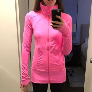 Lululemon hot pink zip up